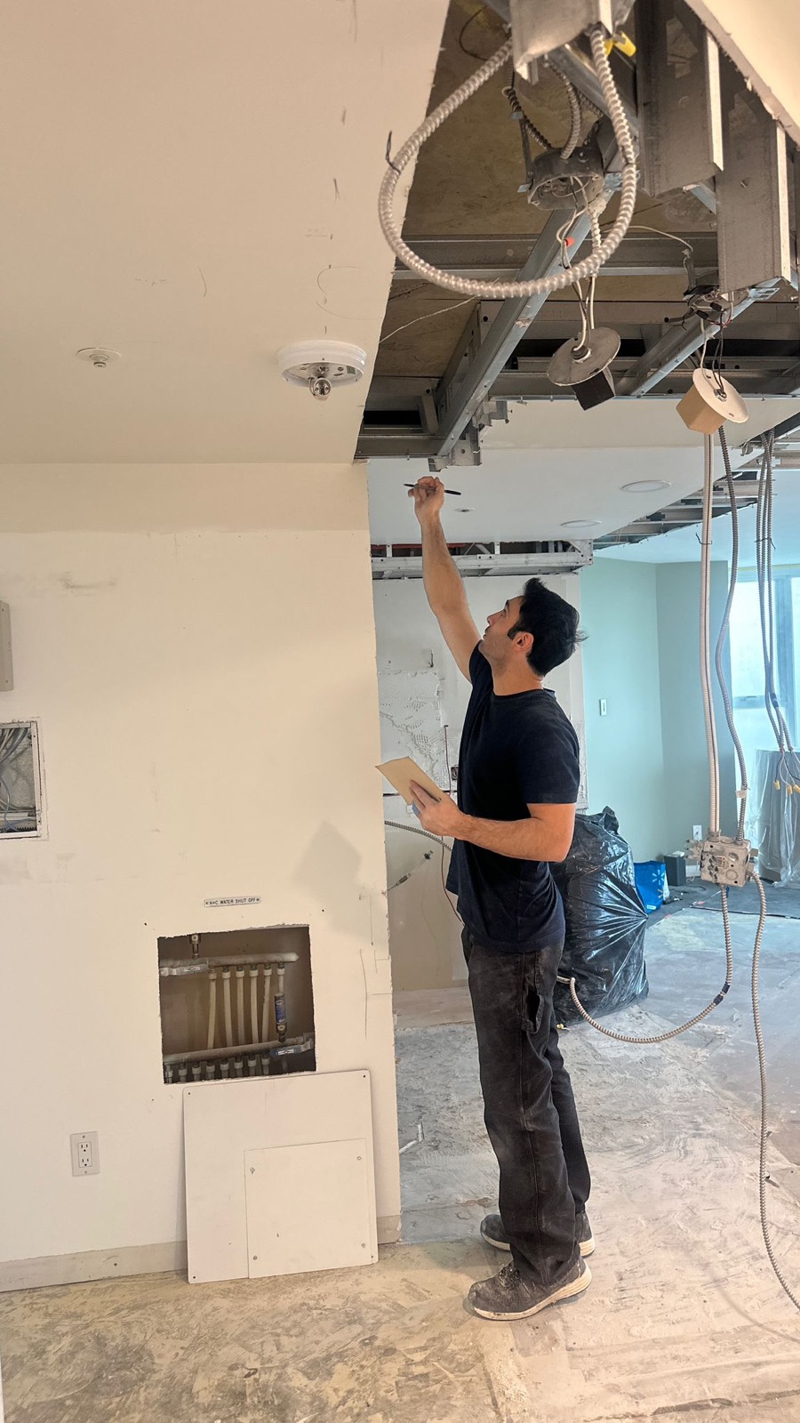 Interior renovation work