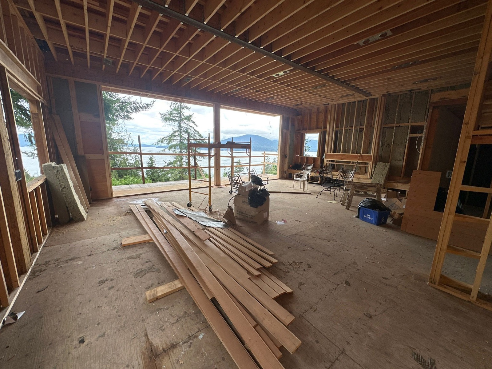 Interior finishing work